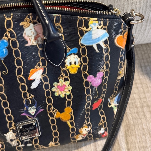 Dooney & Bourke Disney 11 x 13 character satchel with detachable strap black - Picture 11 of 12